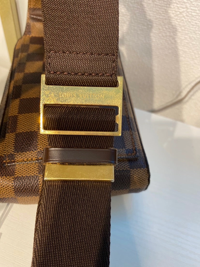 Louis Vuitton Gerinomo Crossbody Bag in Brown Damier Canvas