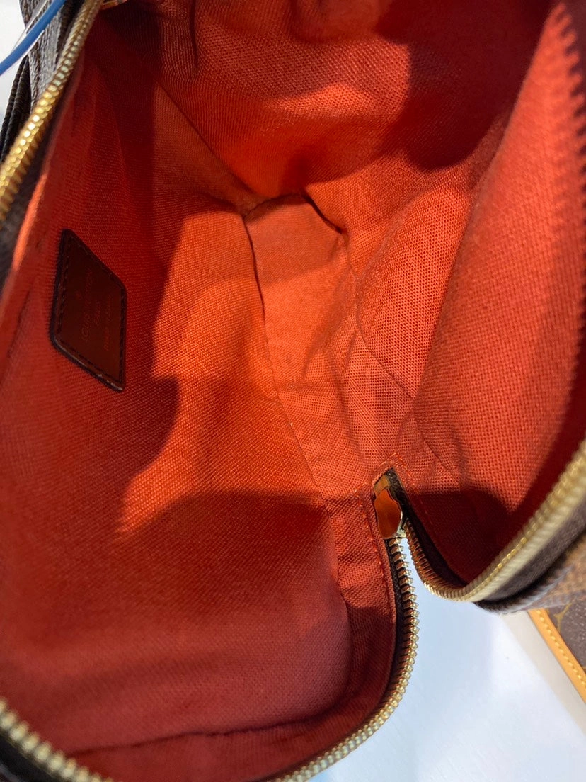 Louis Vuitton Gerinomo Crossbody Bag in Brown Damier Canvas