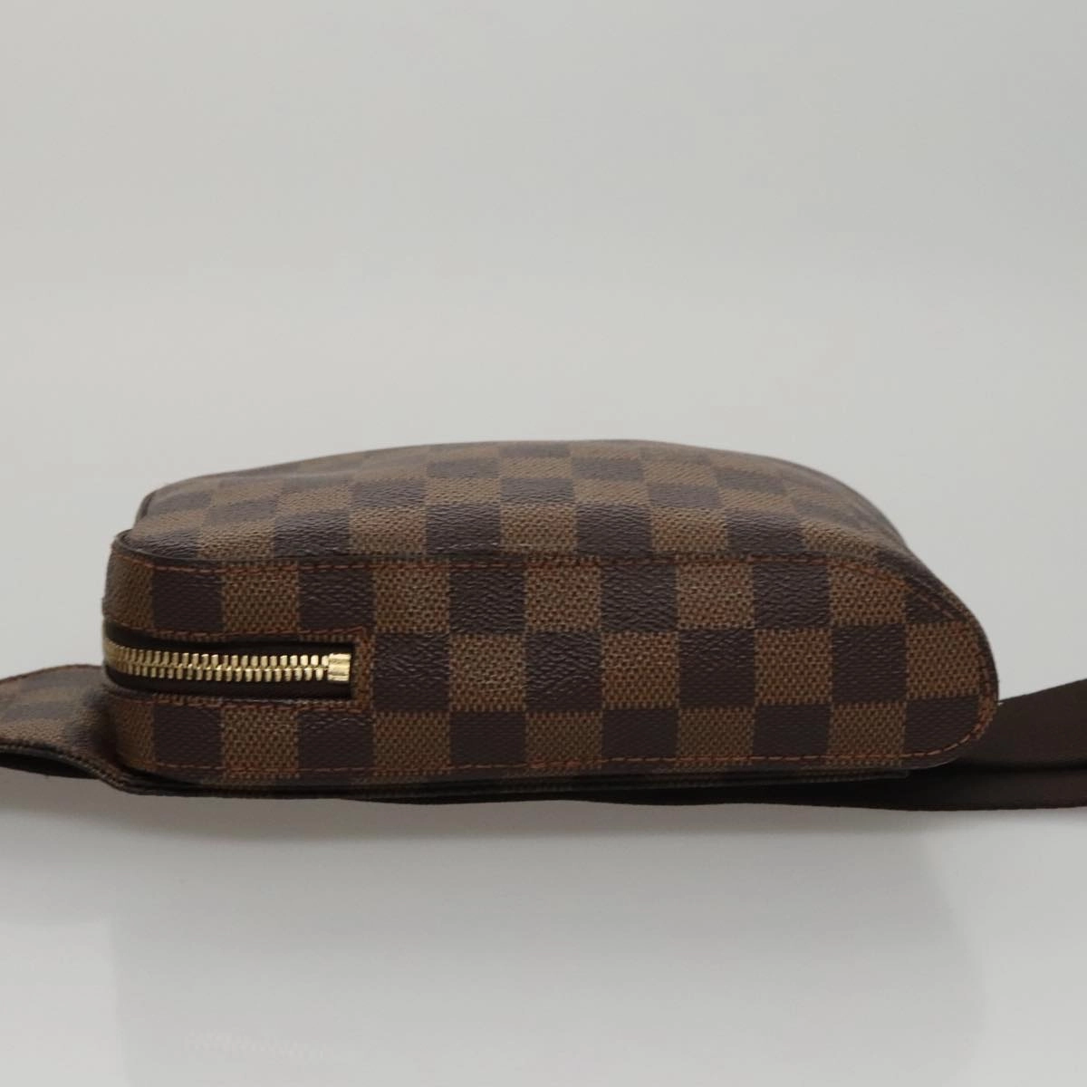 Louis Vuitton Geronimos Brown Canvas Shoulder Bag