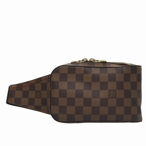 Louis Vuitton Geronimos Brown Canvas Shoulder Bag