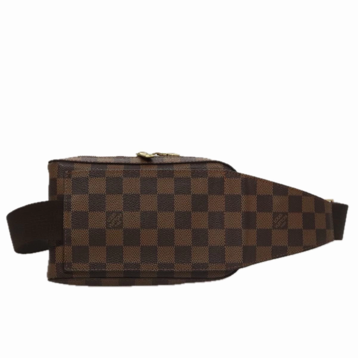 Louis Vuitton Geronimos Brown Canvas Shoulder Bag