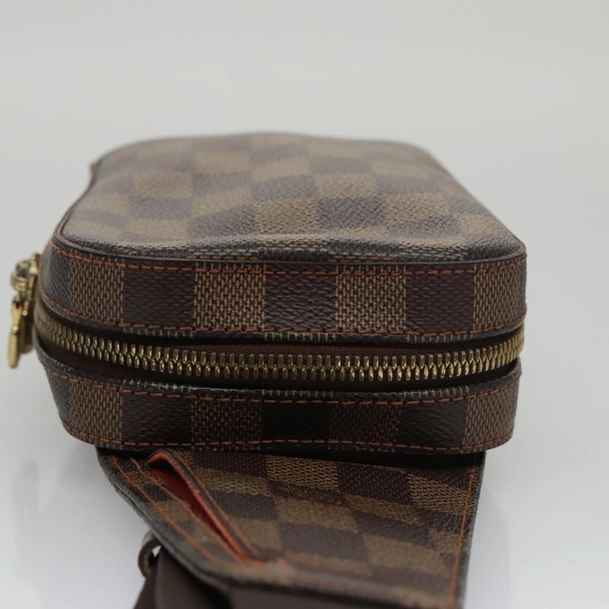 Louis Vuitton Geronimos Brown Canvas Shoulder Bag