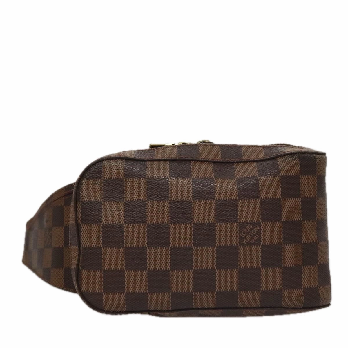 Louis Vuitton Geronimos Brown Canvas Shoulder Bag