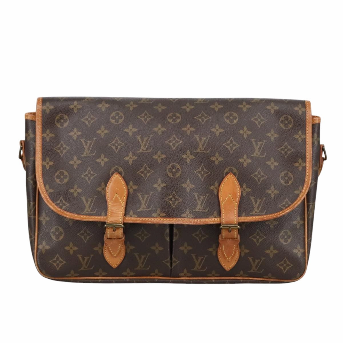 Louis Vuitton Gibecire Brown Canvas Shoulder Bag