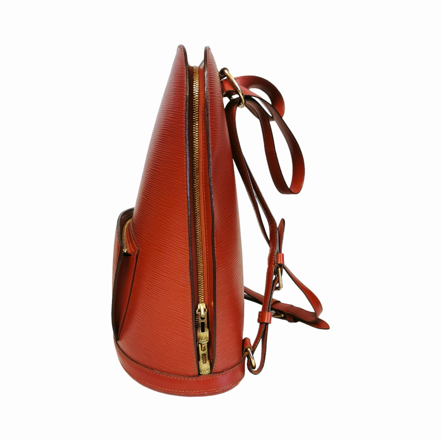 Louis Vuitton Gobelin Backpack Brown Epi Gold