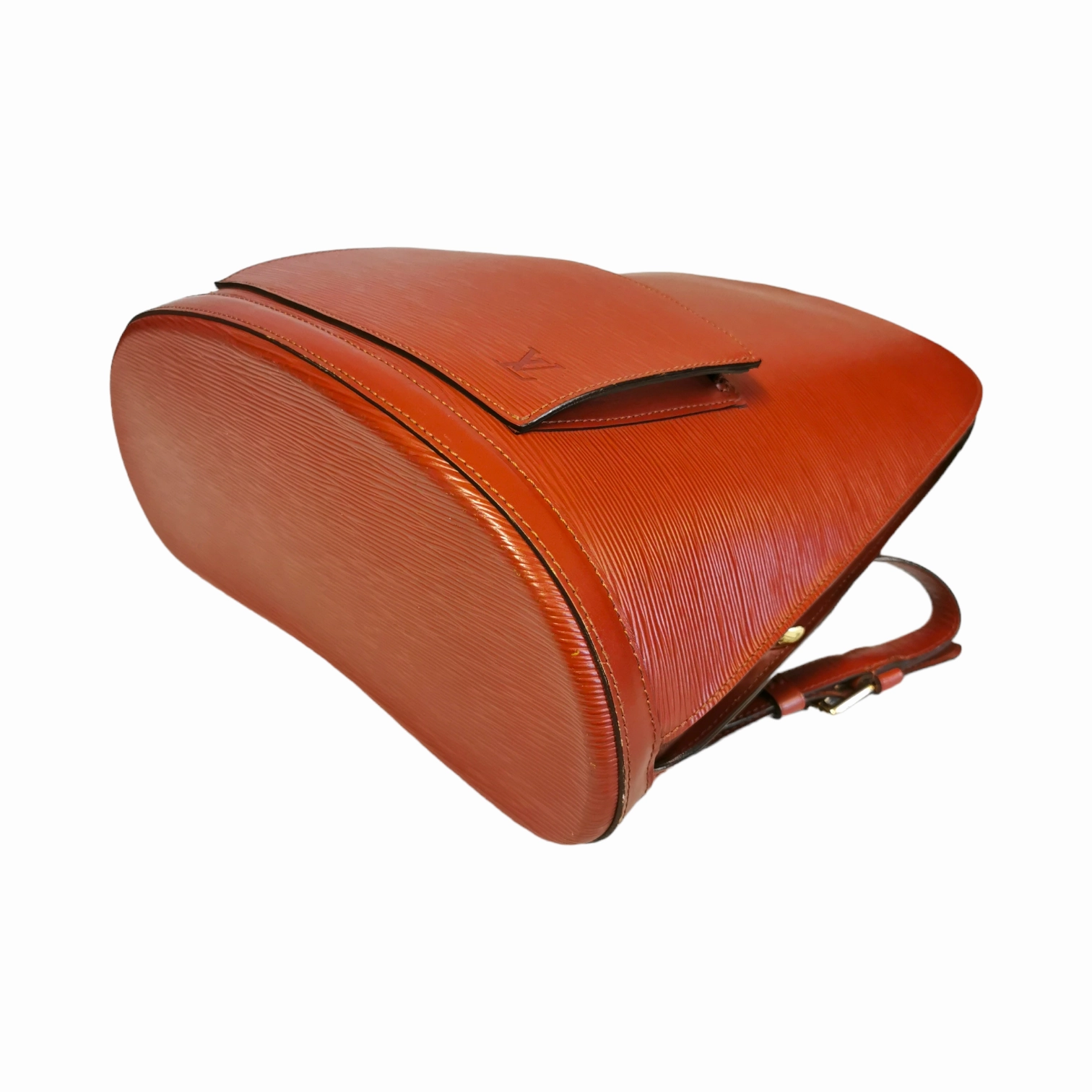 Louis Vuitton Gobelin Backpack Brown Epi Gold