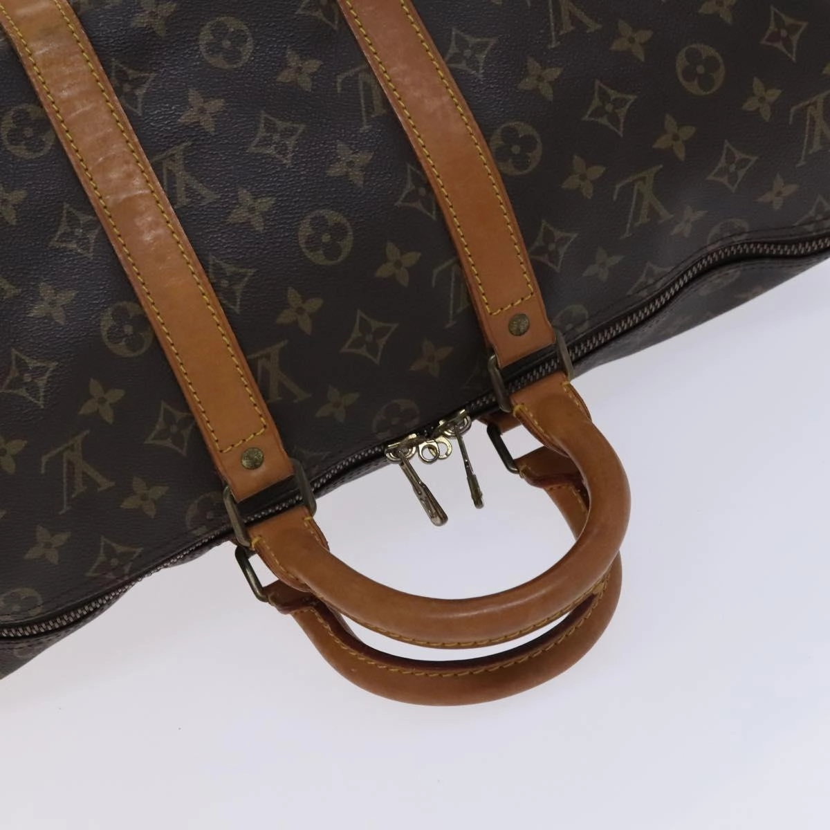 Louis Vuitton Keepall 45 Canvas Travel Bag (Pre-Owned)