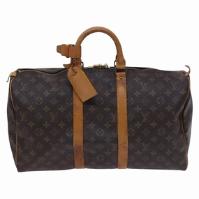 Louis Vuitton Keepall 45 Canvas Travel Bag (Pre-Owned)