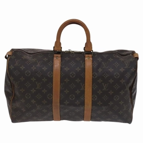 Louis Vuitton Keepall 45 Canvas Travel Bag (Pre-Owned)