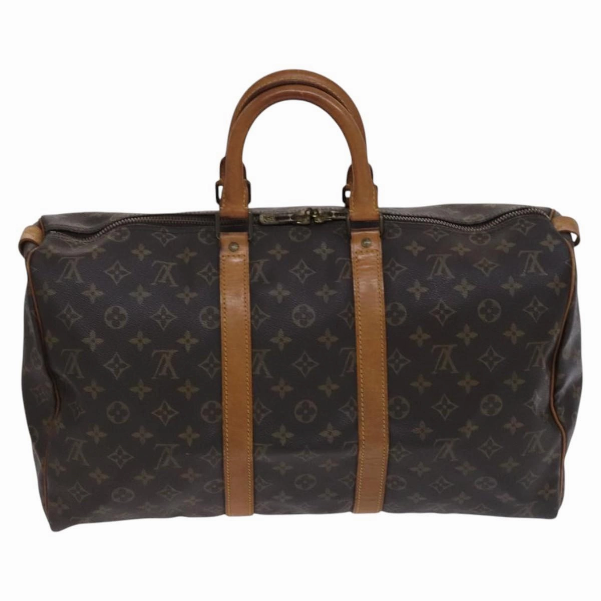 Louis Vuitton Keepall 45 Canvas Travel Bag (Pre-Owned)