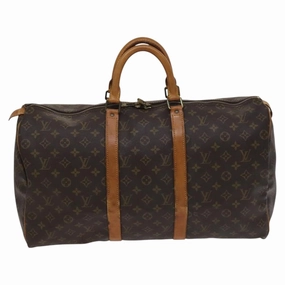 Louis Vuitton Keepall 50 Canvas Travel Bag (Pre-Owned)