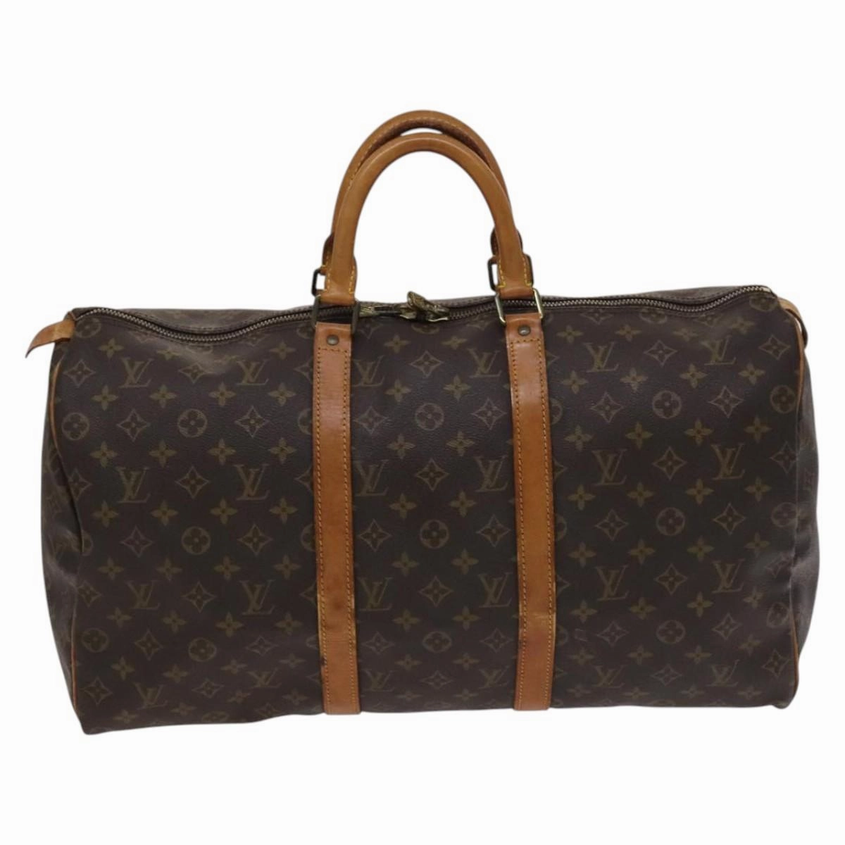 Louis Vuitton Keepall 50 Canvas Travel Bag (Pre-Owned)