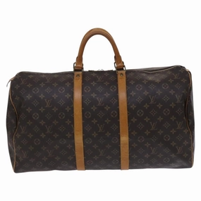 Louis Vuitton Keepall 55 Canvas Travel Bag (Pre-Owned)