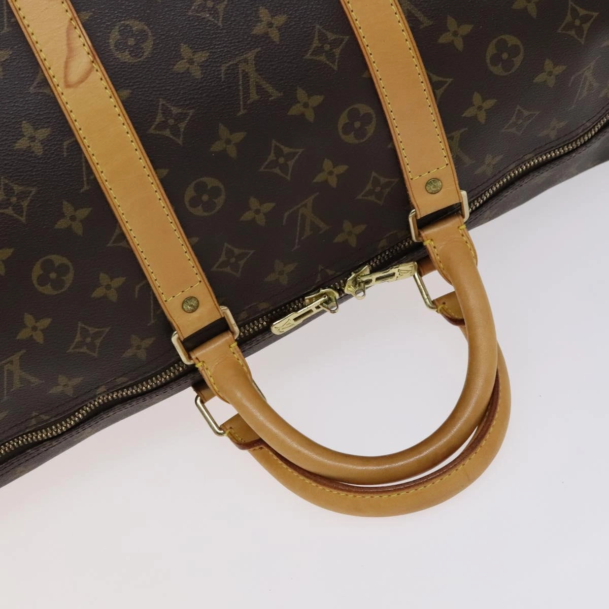 Louis Vuitton Keepall 55 Canvas Travel Bag (Pre-Owned)