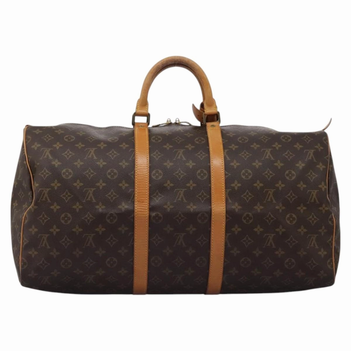 Louis Vuitton Keepall 55 Canvas Travel Bag (Pre-Owned)