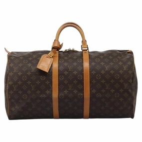Louis Vuitton Keepall 55 Canvas Travel Bag (Pre-Owned)