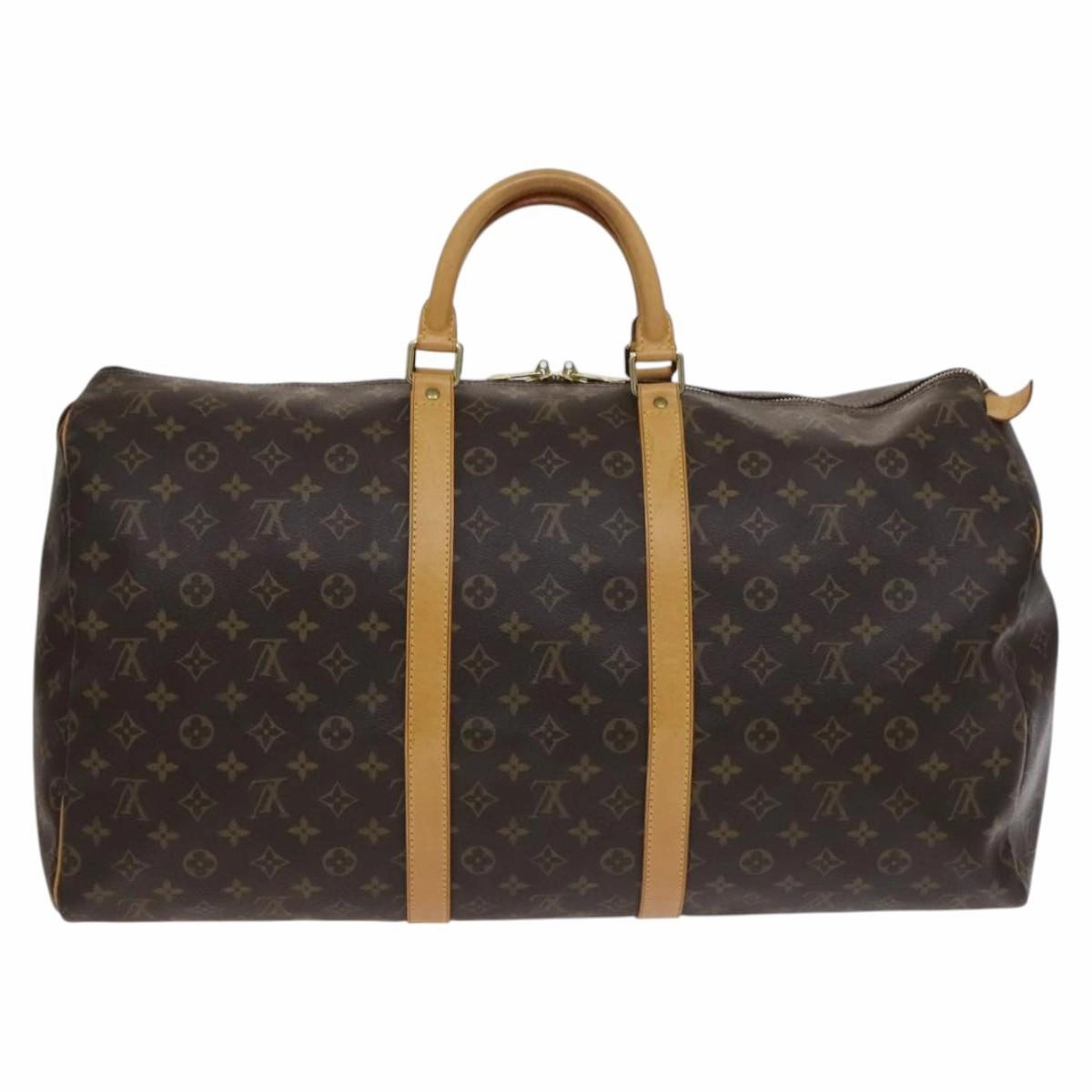 Louis Vuitton Keepall 55 Canvas Travel Bag (Pre-Owned)