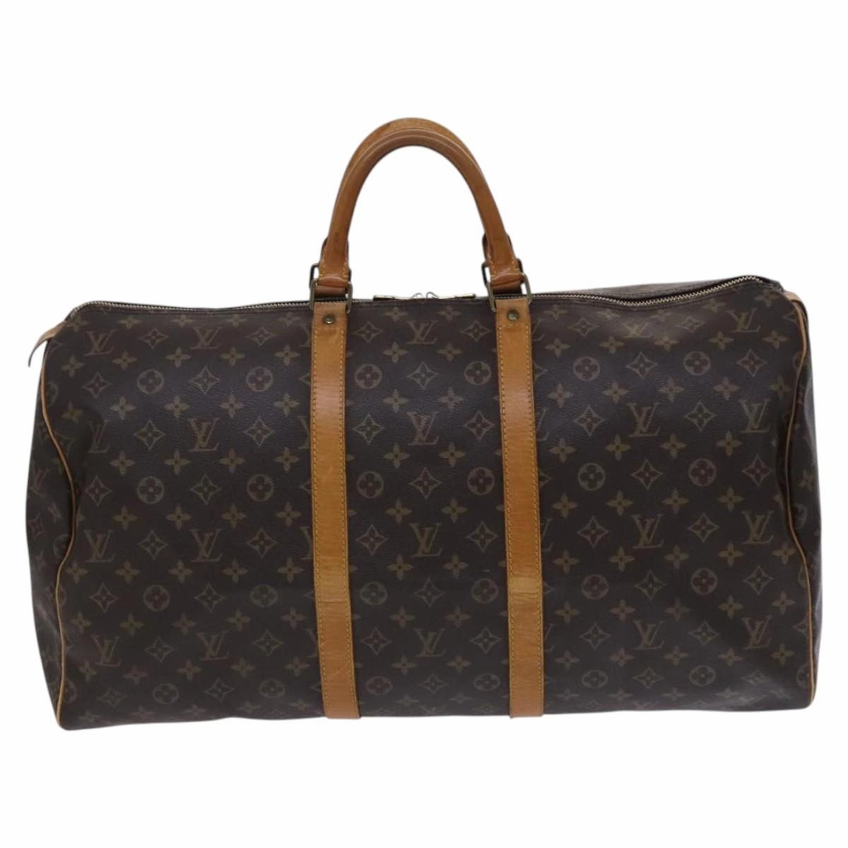 Louis Vuitton Keepall 55 Canvas Travel Bag (Pre-Owned)