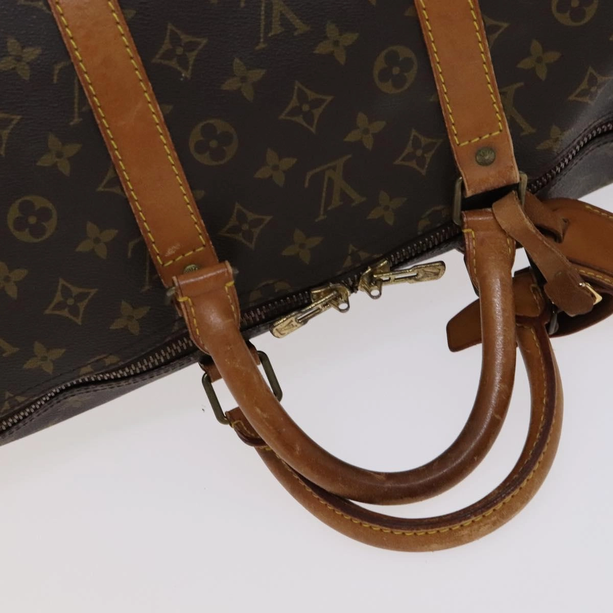 Louis Vuitton Keepall 55 Canvas Travel Bag (Pre-Owned)