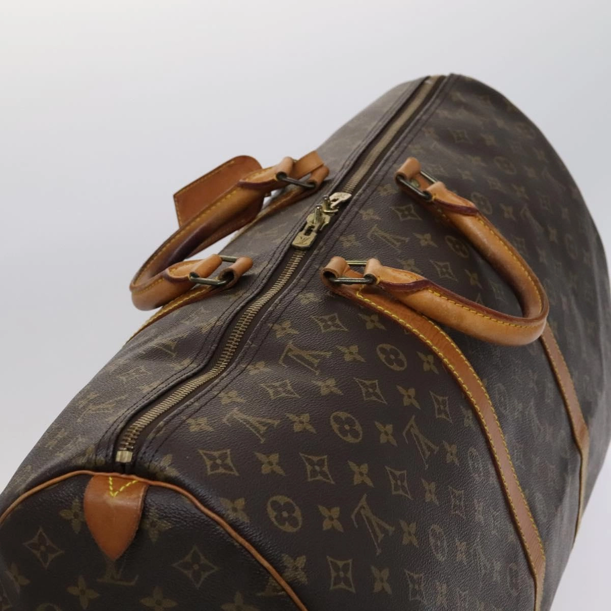 Louis Vuitton Keepall 60 Canvas Travel Bag (Pre-Owned)