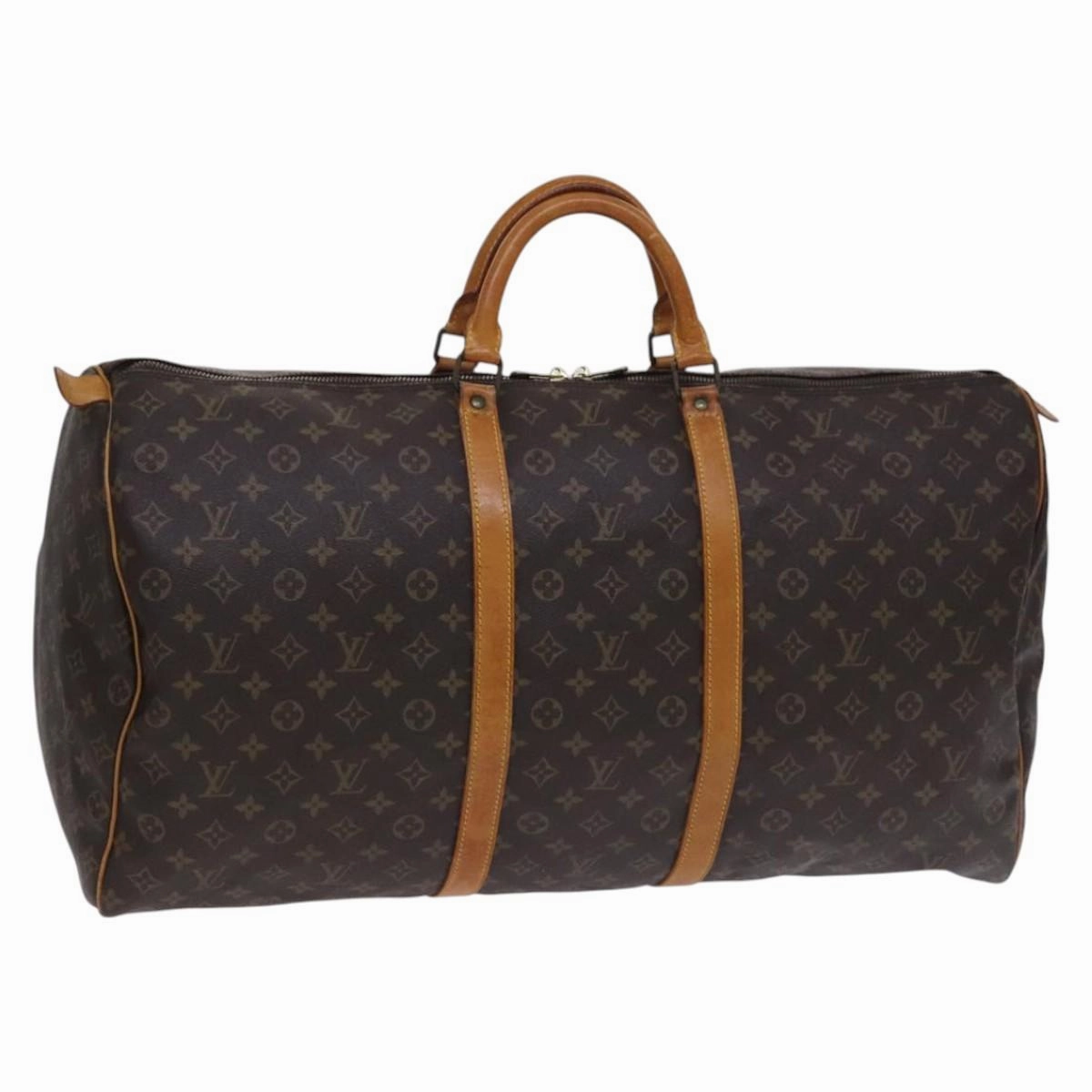 Louis Vuitton Keepall 60 Canvas Travel Bag (Pre-Owned)