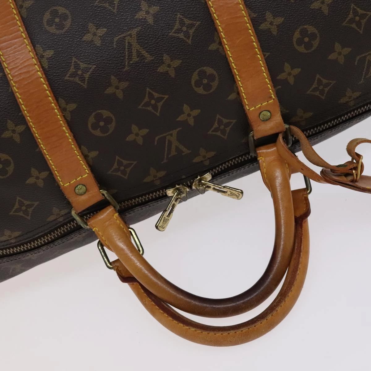 Louis Vuitton Keepall 60 Canvas Travel Bag (Pre-Owned)