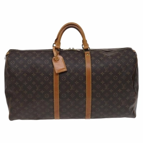 Louis Vuitton Keepall 60 Canvas Travel Bag (Pre-Owned)