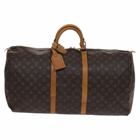Louis Vuitton Keepall 60 Canvas Travel Bag (Pre-Owned)