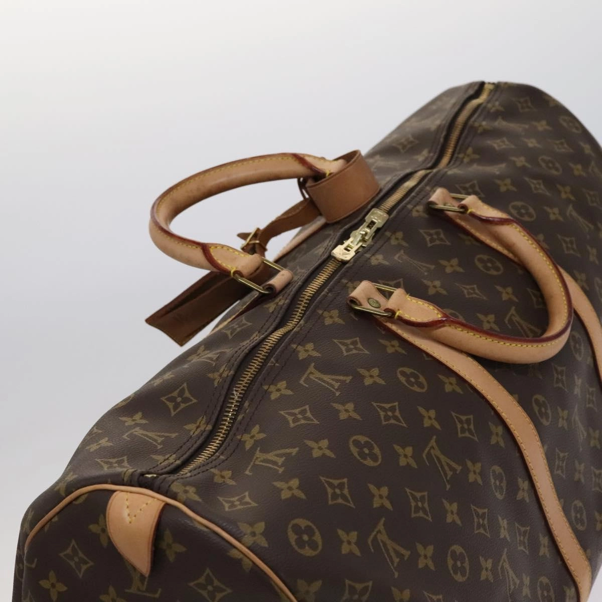 Louis Vuitton Keepall 60 Canvas Travel Bag (Pre-Owned)
