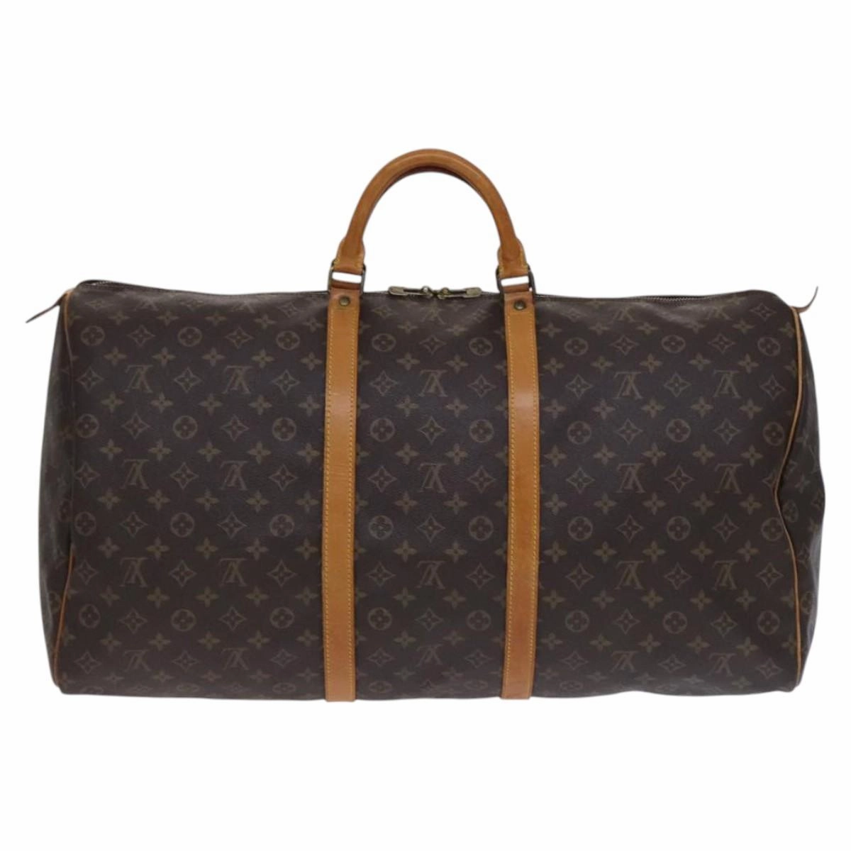 Louis Vuitton Keepall 60 Canvas Travel Bag (Pre-Owned)
