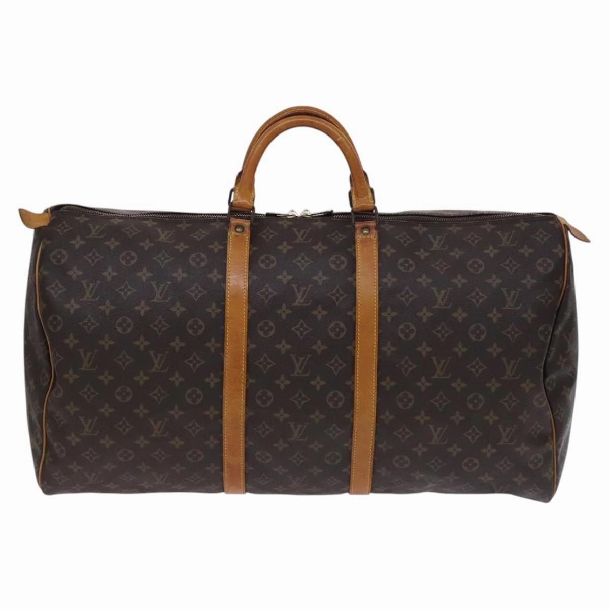 Louis Vuitton Keepall 60 Canvas Travel Bag (Pre-Owned)