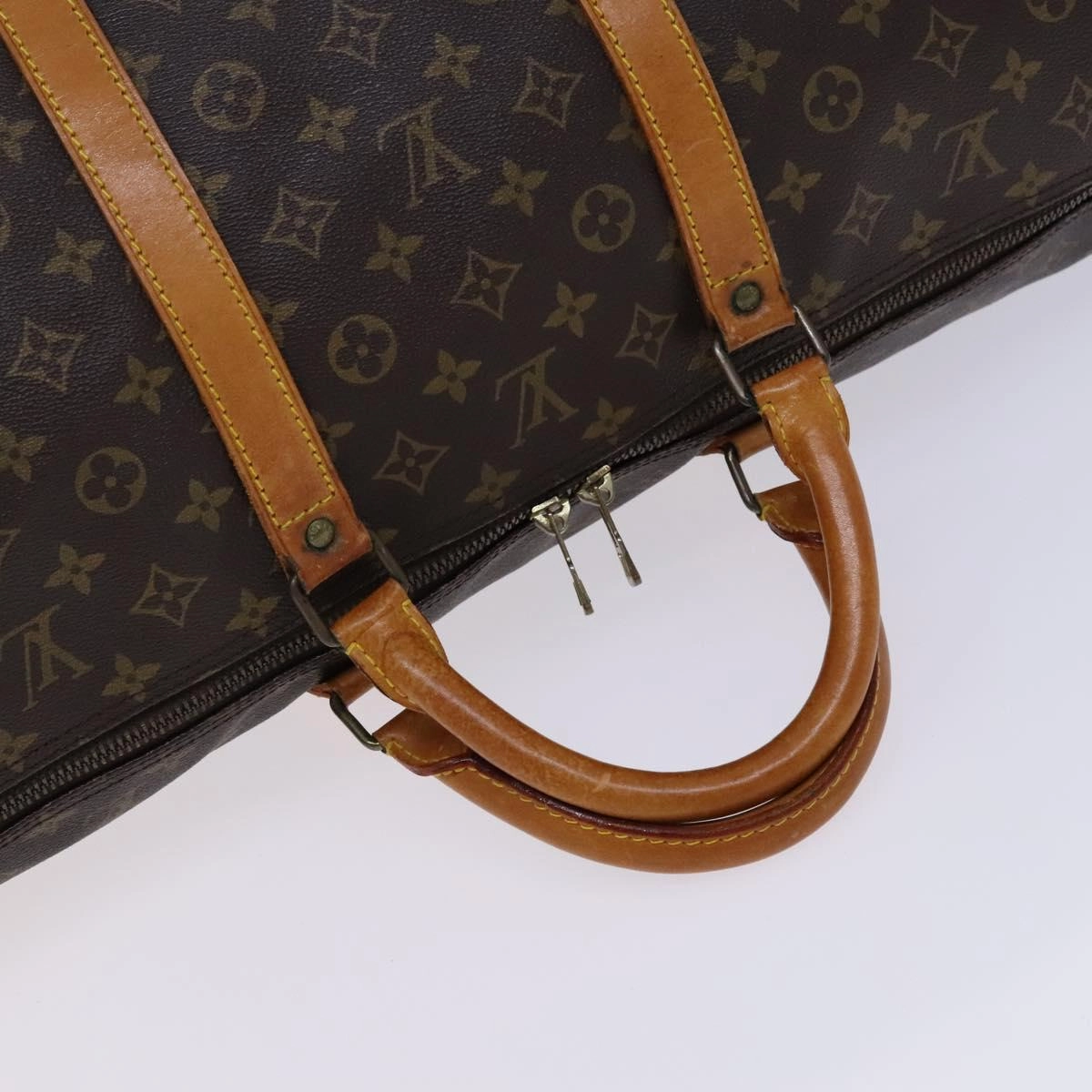 Louis Vuitton Keepall 60 Canvas Travel Bag (Pre-Owned)