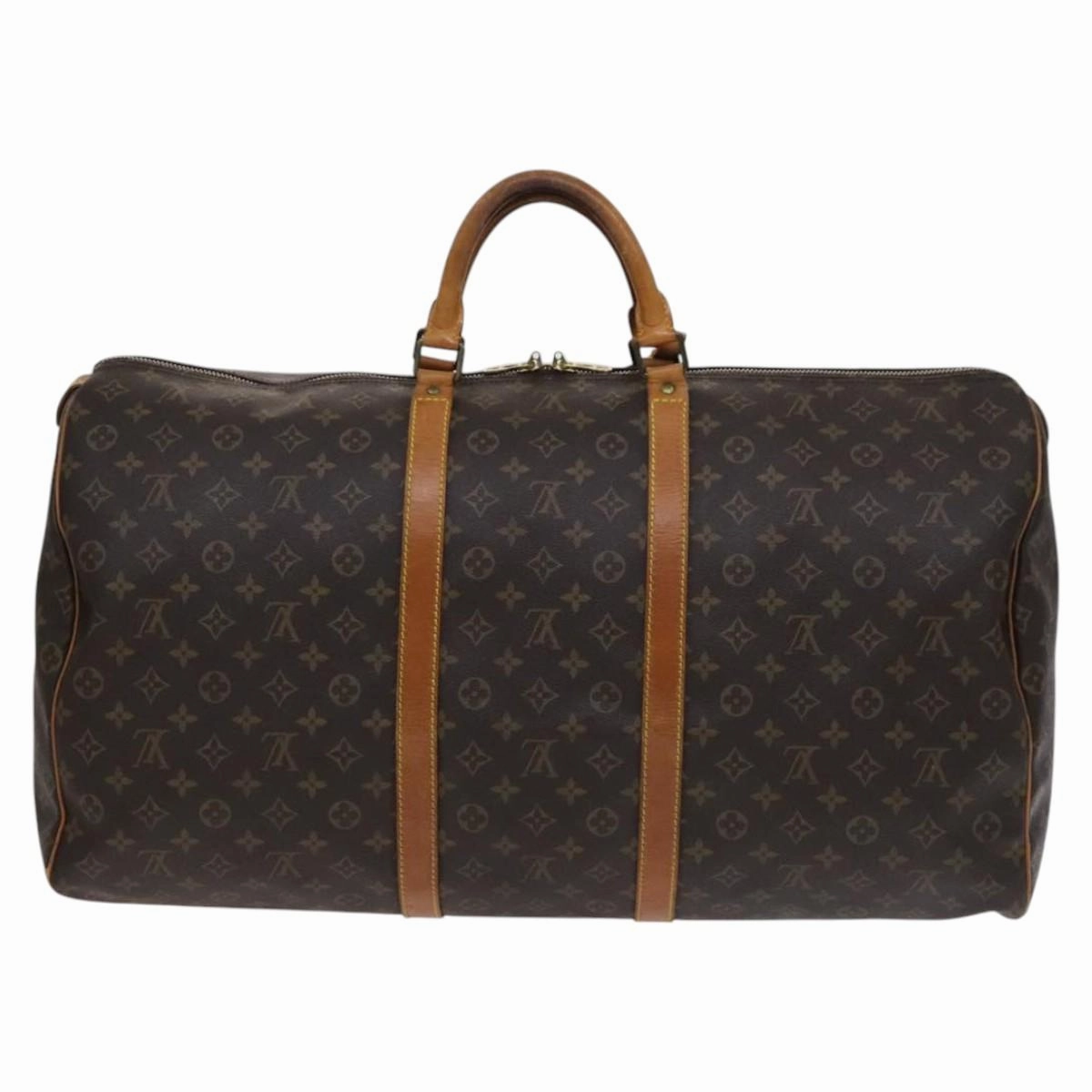 Louis Vuitton Keepall 60 Canvas Travel Bag (Pre-Owned)