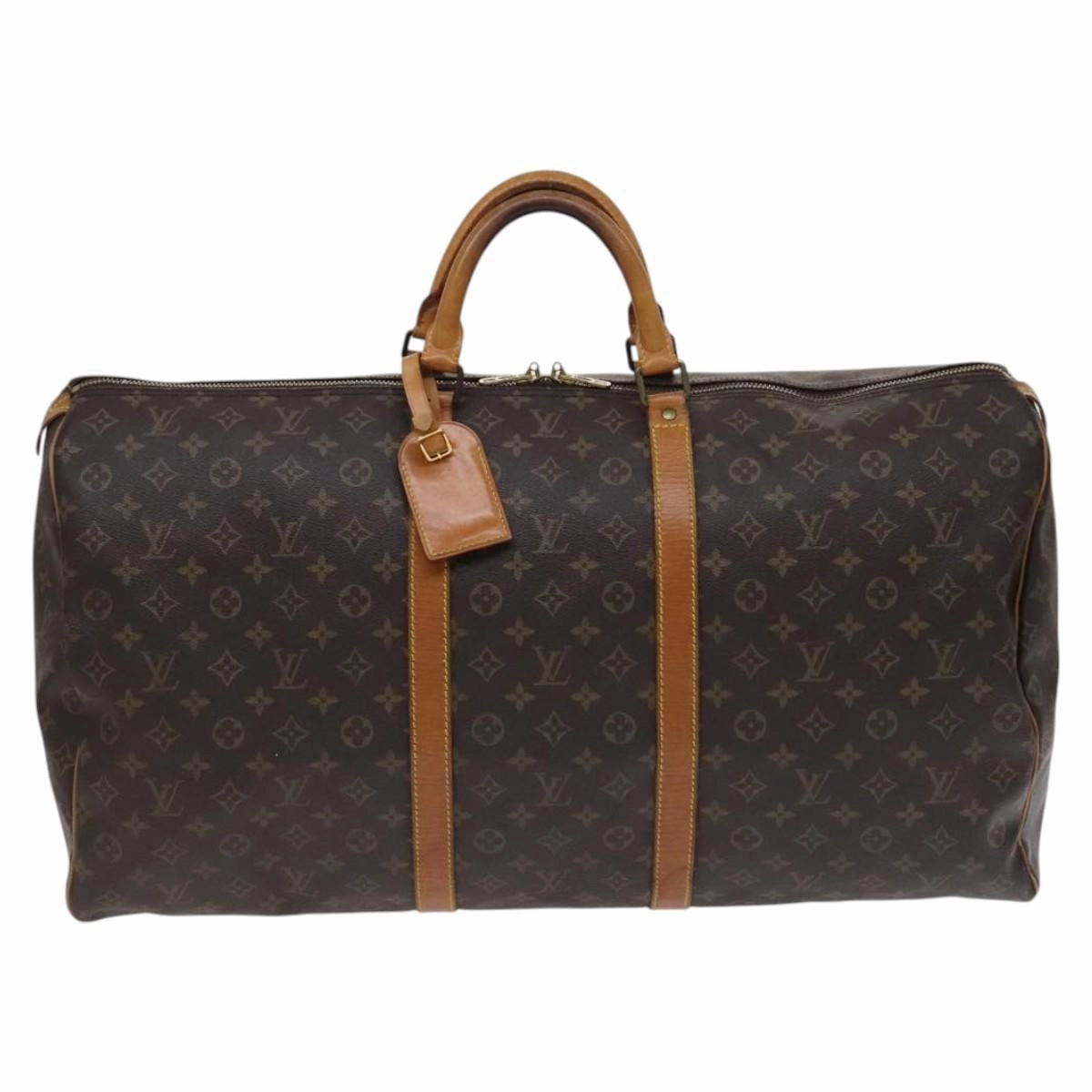 Louis Vuitton Keepall 60 Canvas Travel Bag (Pre-Owned)