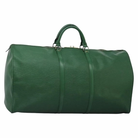 Louis Vuitton Keepall 60 Leather Travel Bag (Pre-Owned)