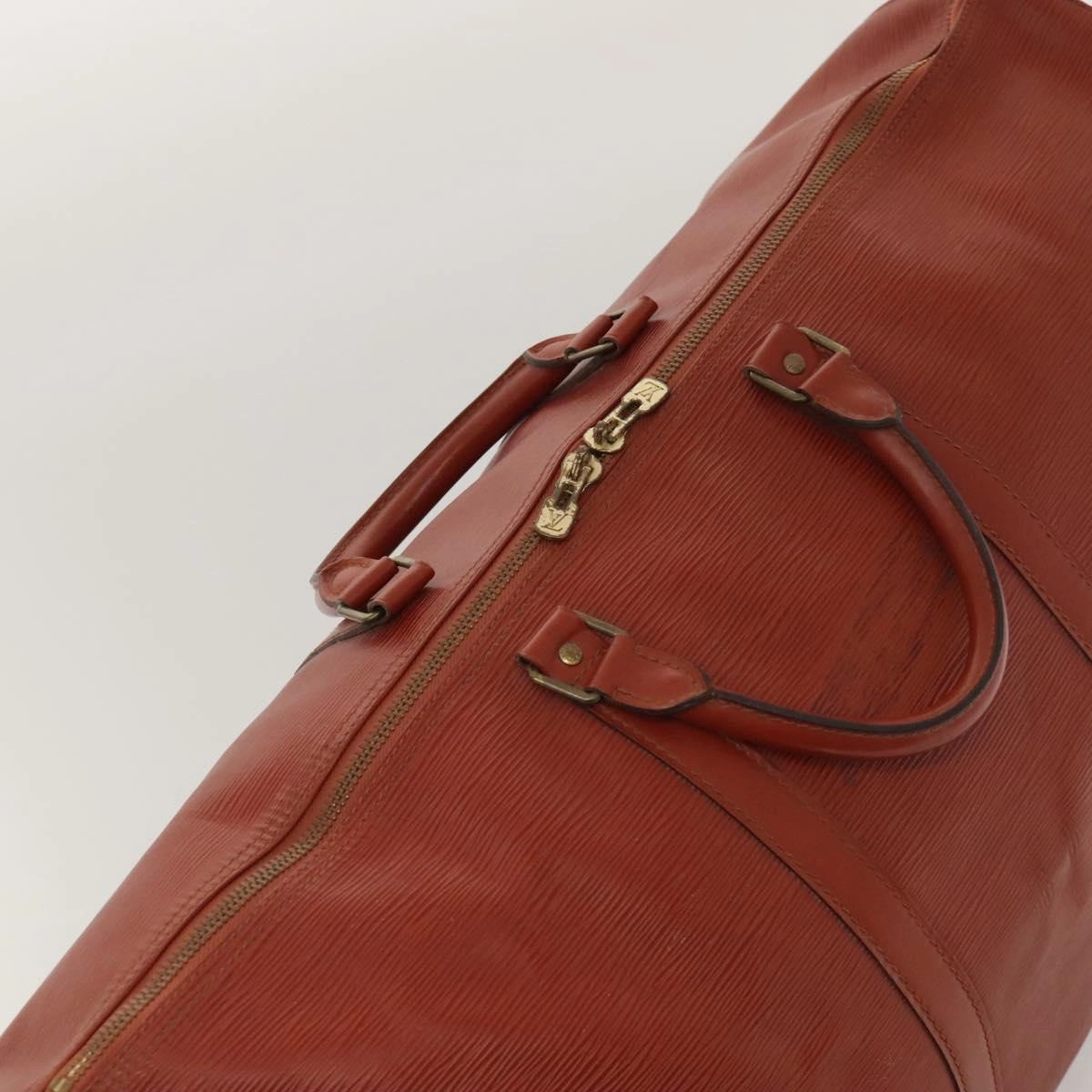 Louis Vuitton Keepall 60 Leather Travel Bag (Pre-Owned)