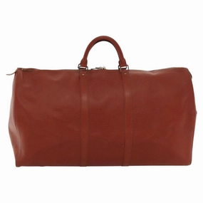 Louis Vuitton Keepall 60 Leather Travel Bag (Pre-Owned)