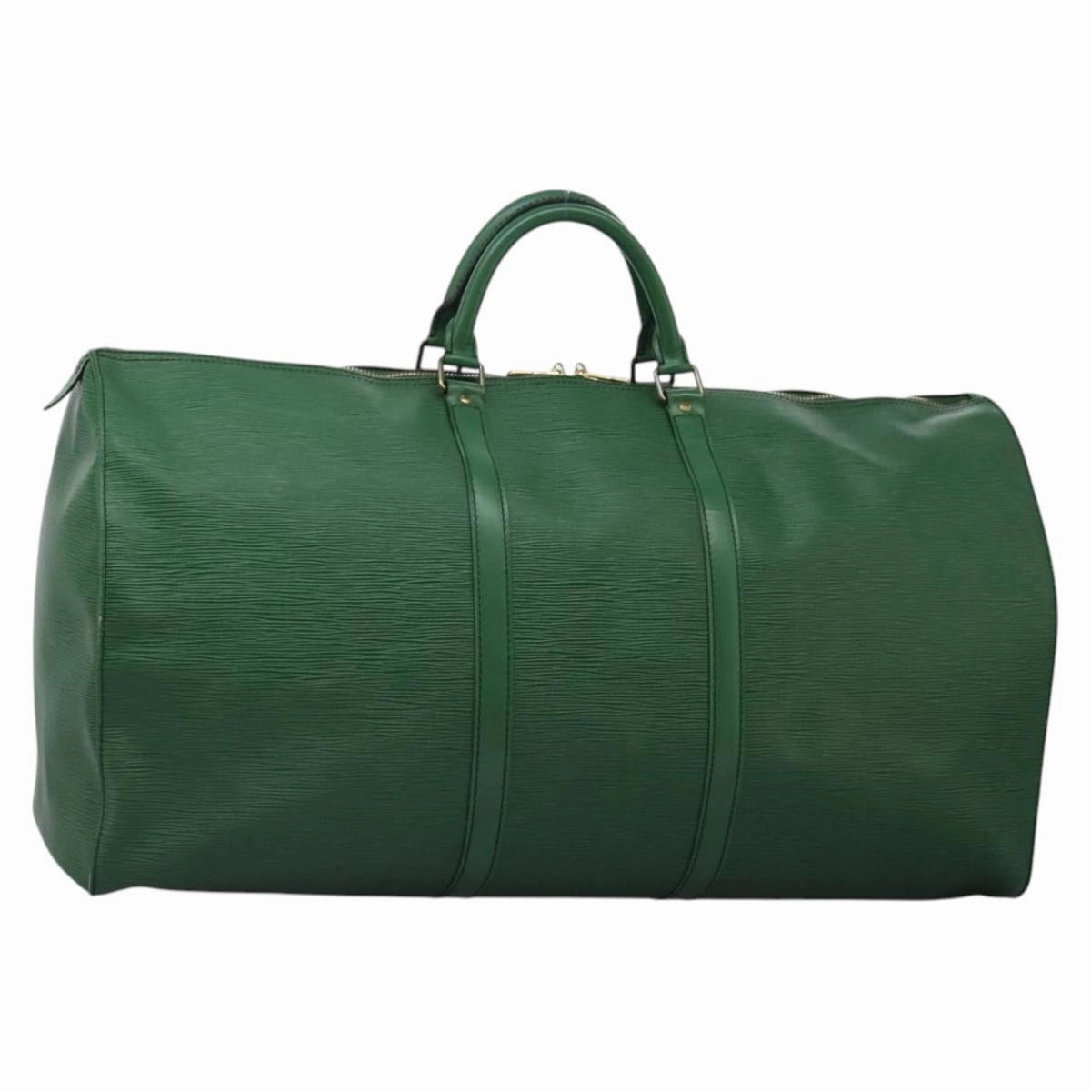 Louis Vuitton Keepall 60 Leather Travel Bag (Pre-Owned)