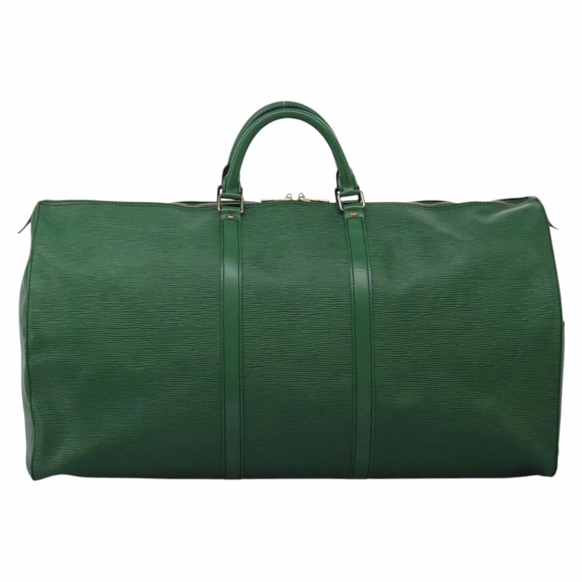 Louis Vuitton Keepall 60 Leather Travel Bag (Pre-Owned)
