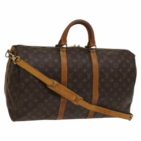 Louis Vuitton Keepall Bandouliere 50 Canvas Travel Bag (Pre-Owned)