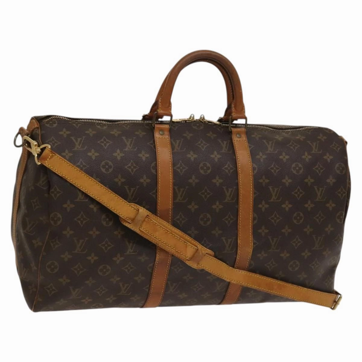 Louis Vuitton Keepall Bandouliere 50 Canvas Travel Bag (Pre-Owned)
