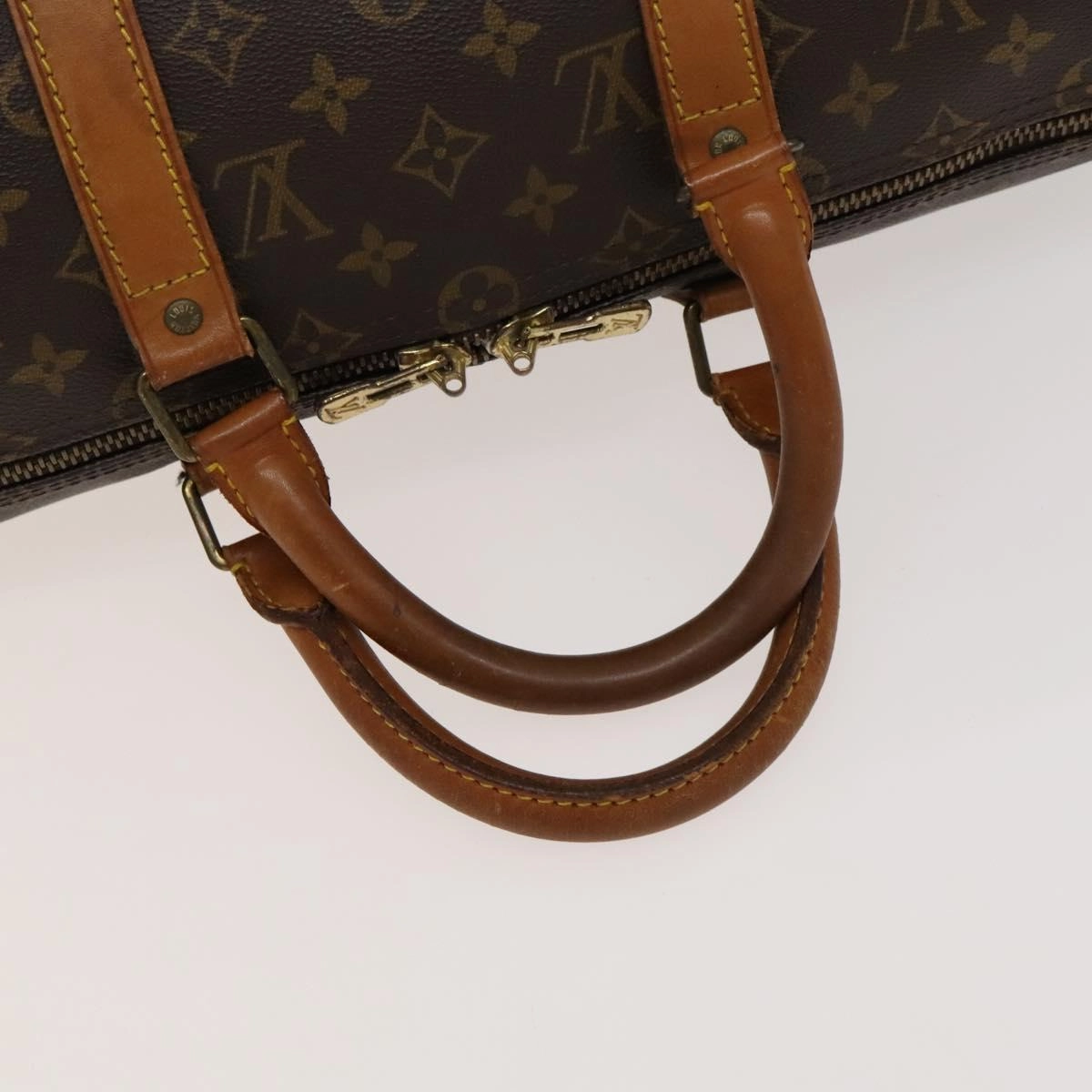 Louis Vuitton Keepall Bandouliere 50 Canvas Travel Bag (Pre-Owned)