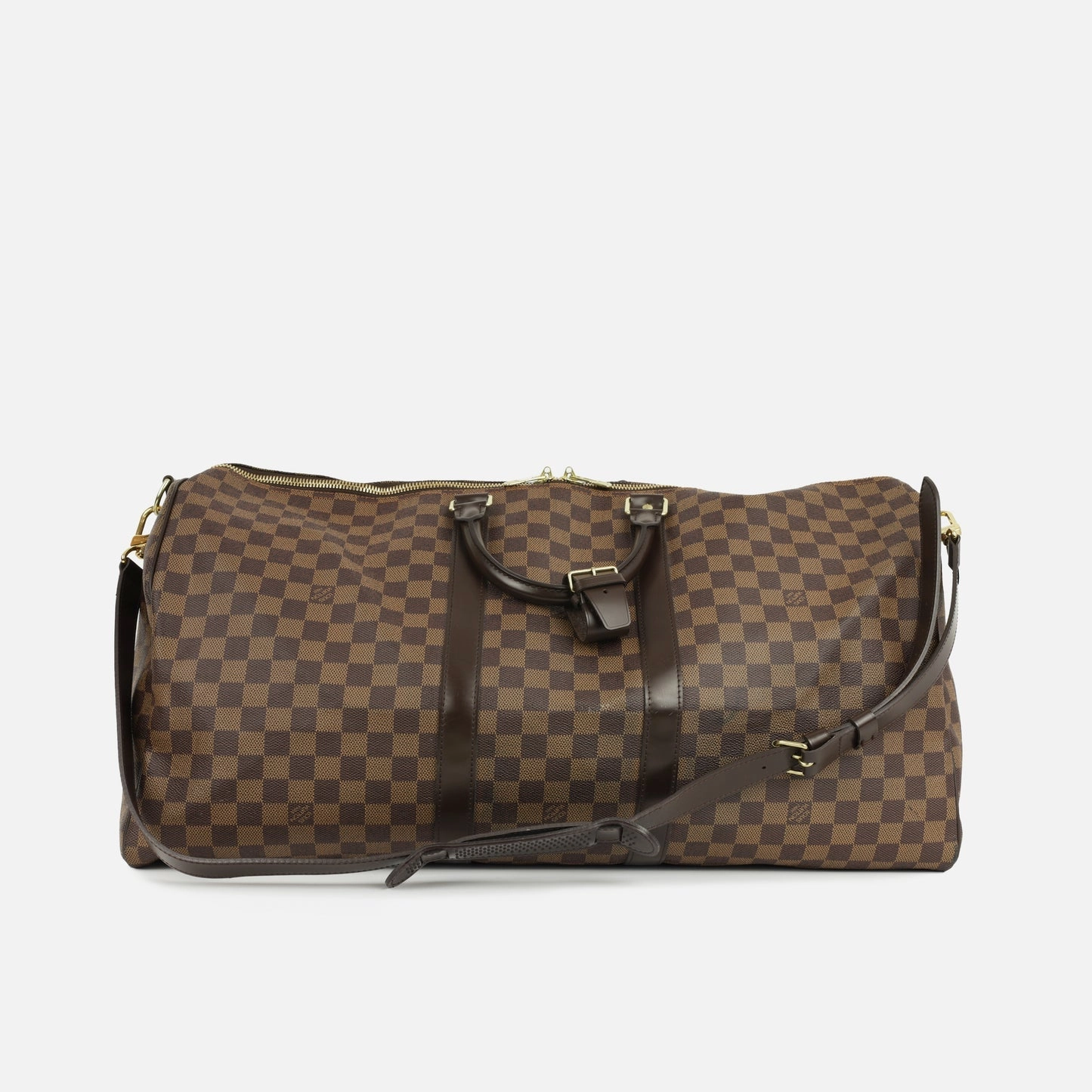 Louis Vuitton Keepall Bandoulire 55 Damier Ebene GHW