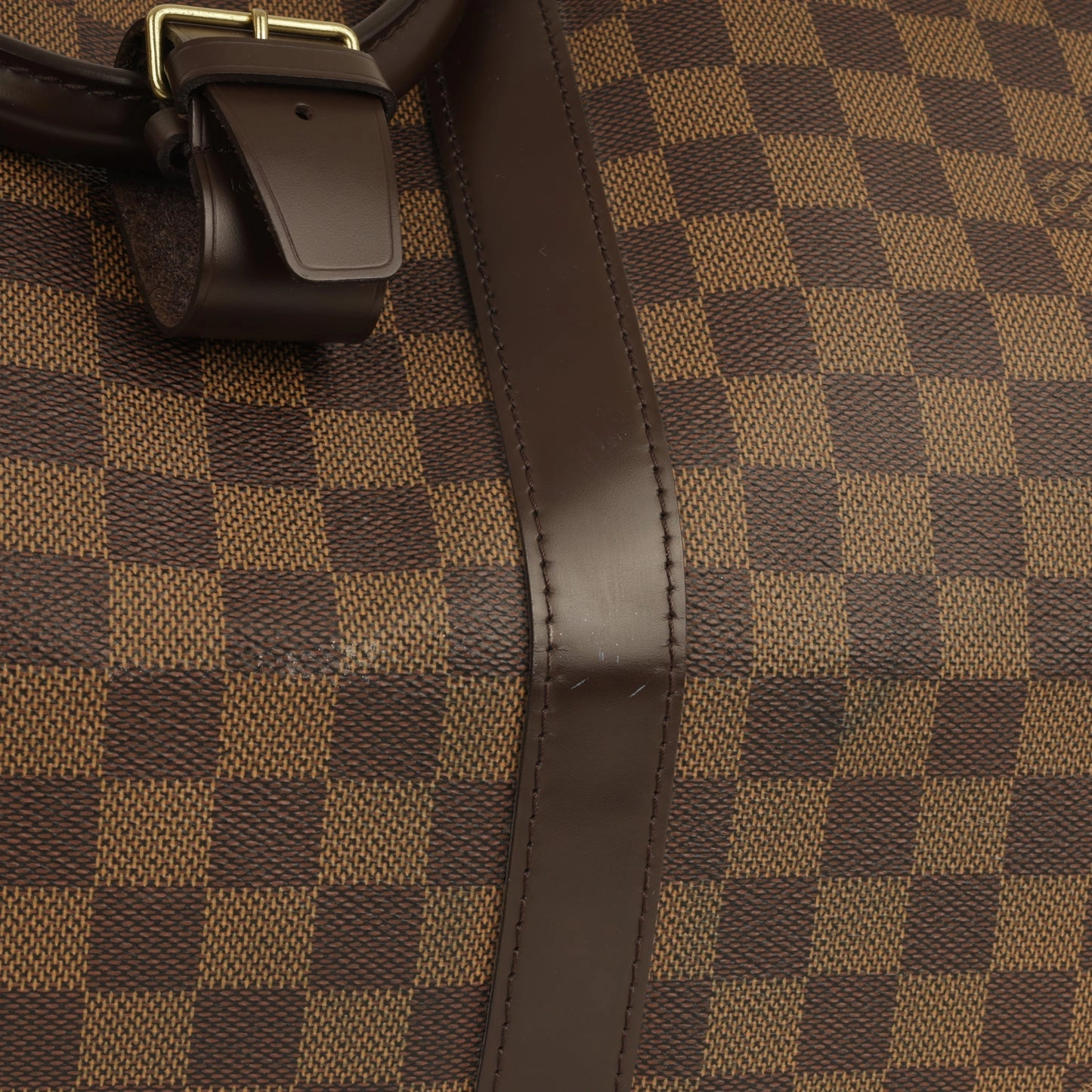 Louis Vuitton Keepall Bandoulire 55 Damier Ebene GHW