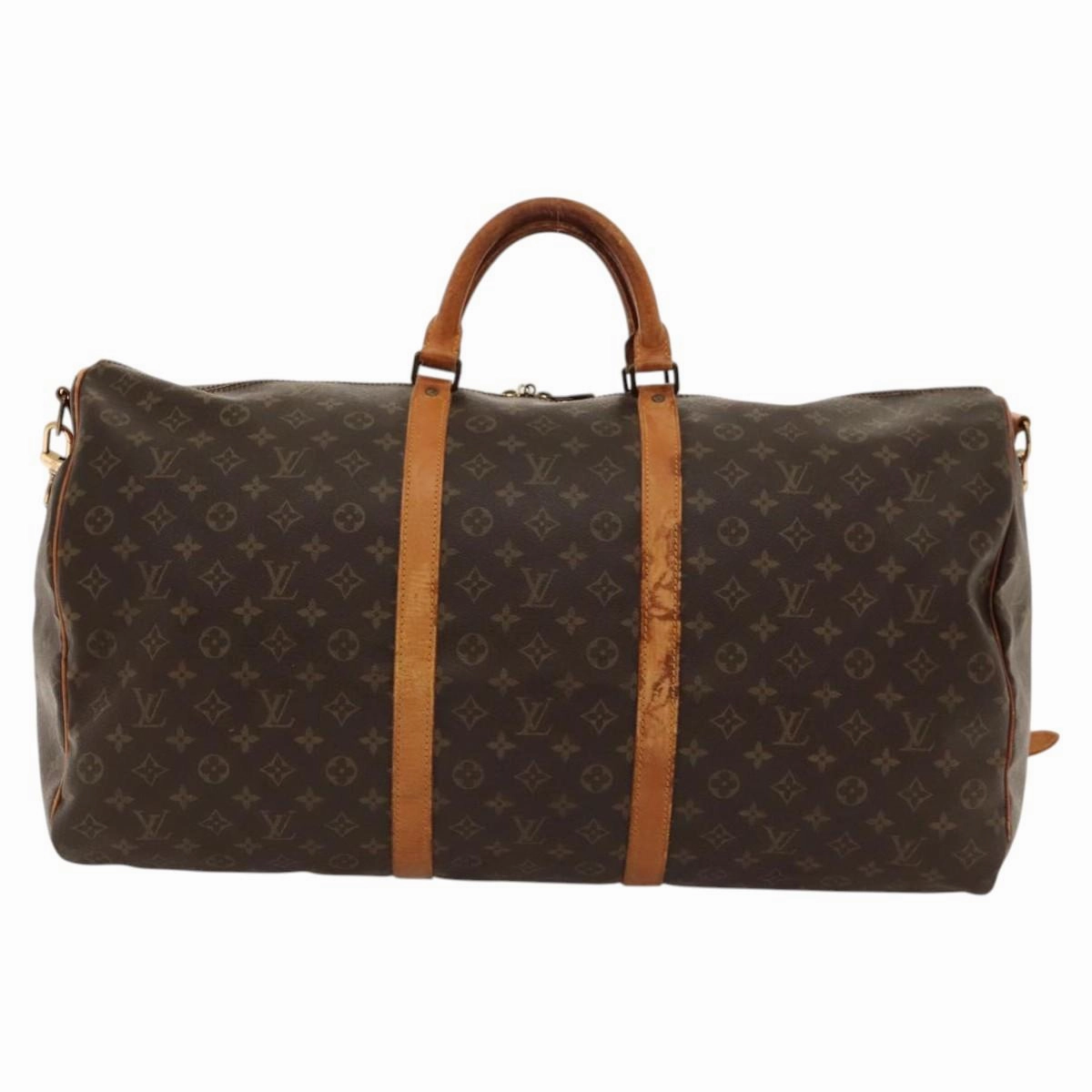 Louis Vuitton Keepall Bandoulire 60 Canvas Travel Bag (Pre-Owned)