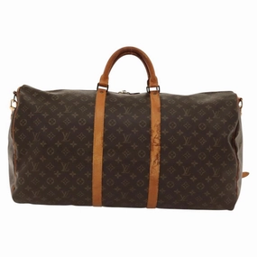 Louis Vuitton Keepall Bandoulire 60 Canvas Travel Bag (Pre-Owned)