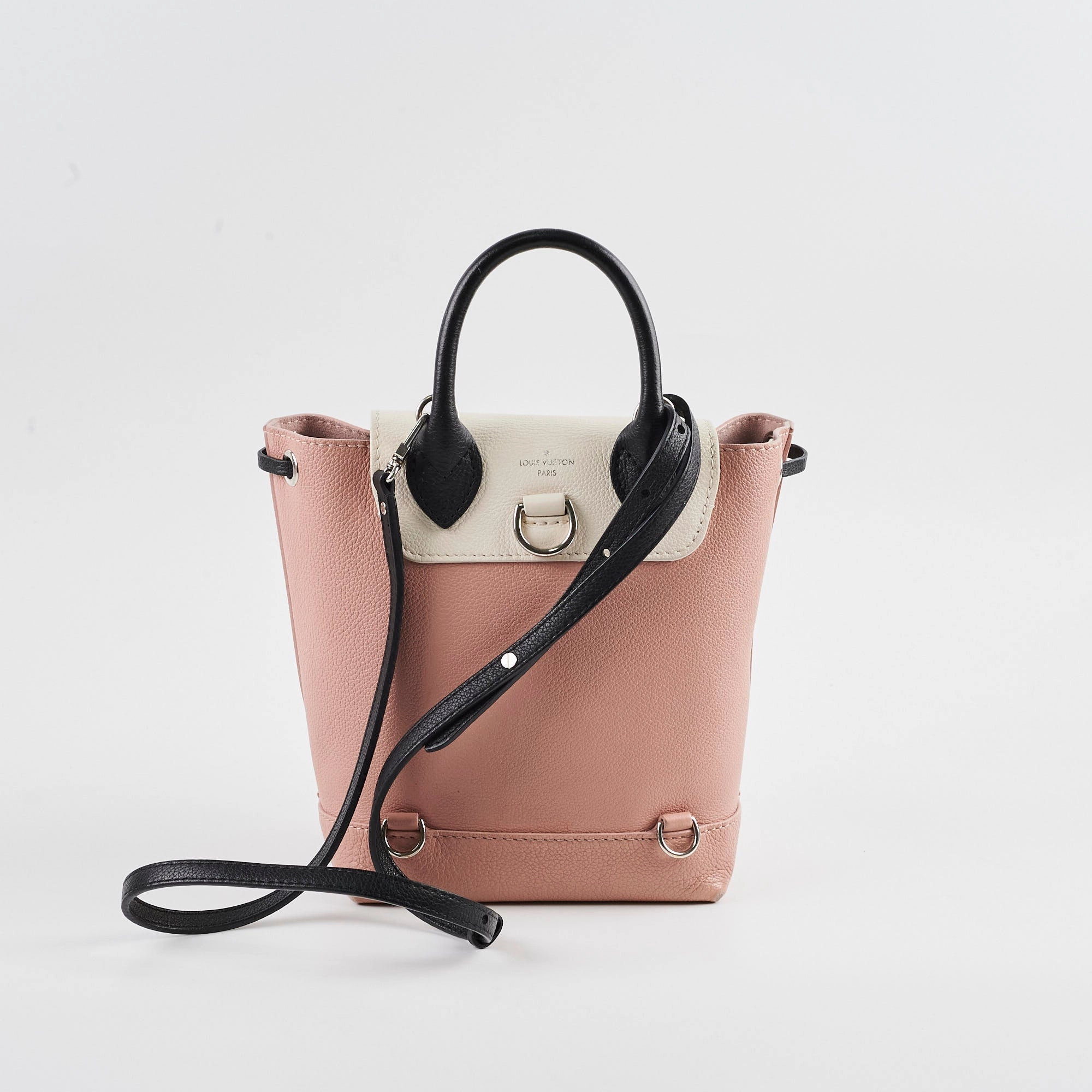 Louis Vuitton Lock Me Backpack Light pink/cream