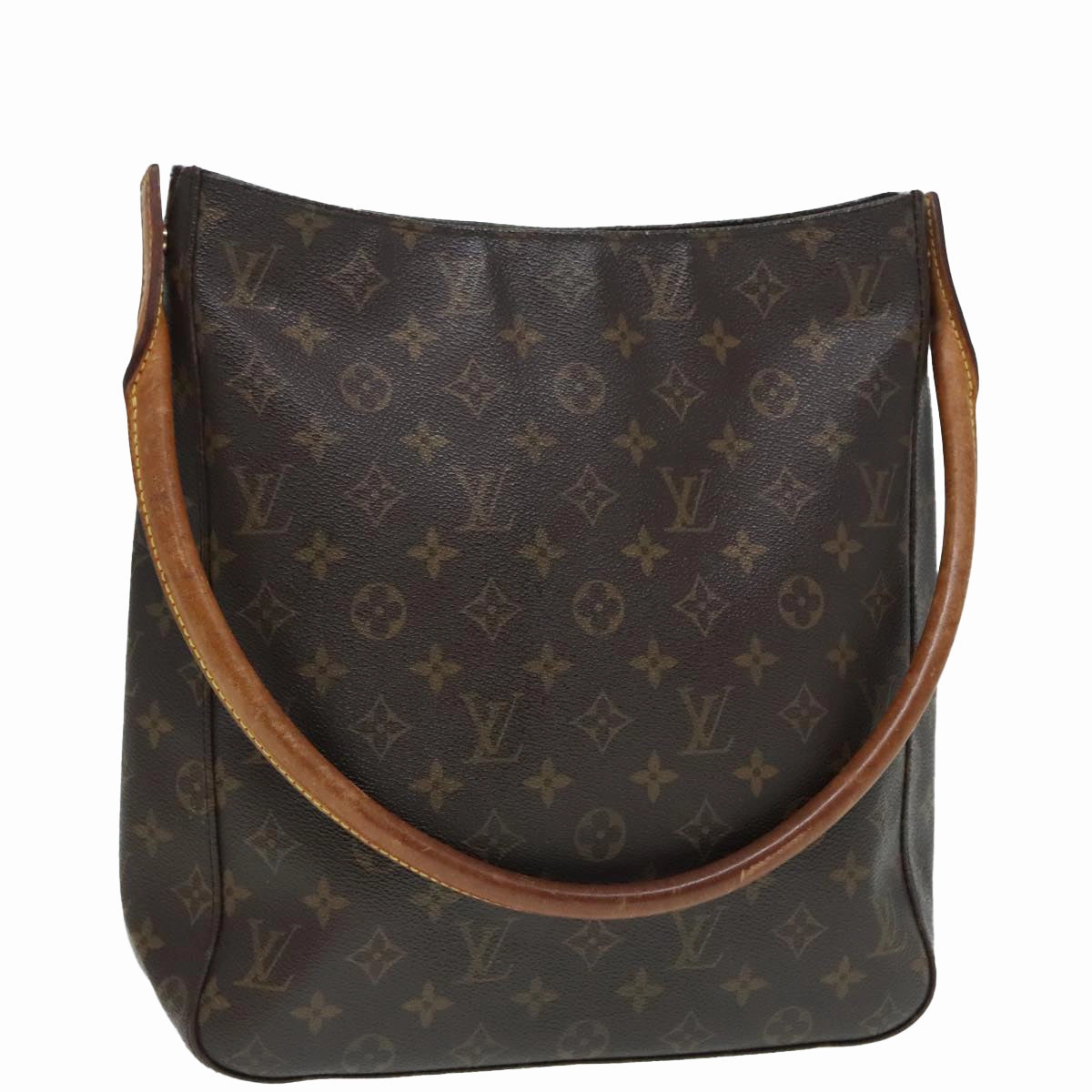 Louis Vuitton Looping Brown Canvas Shoulder Bag