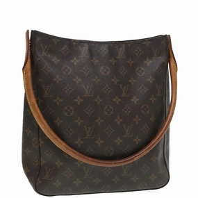 Louis Vuitton Looping Brown Canvas Shoulder Bag