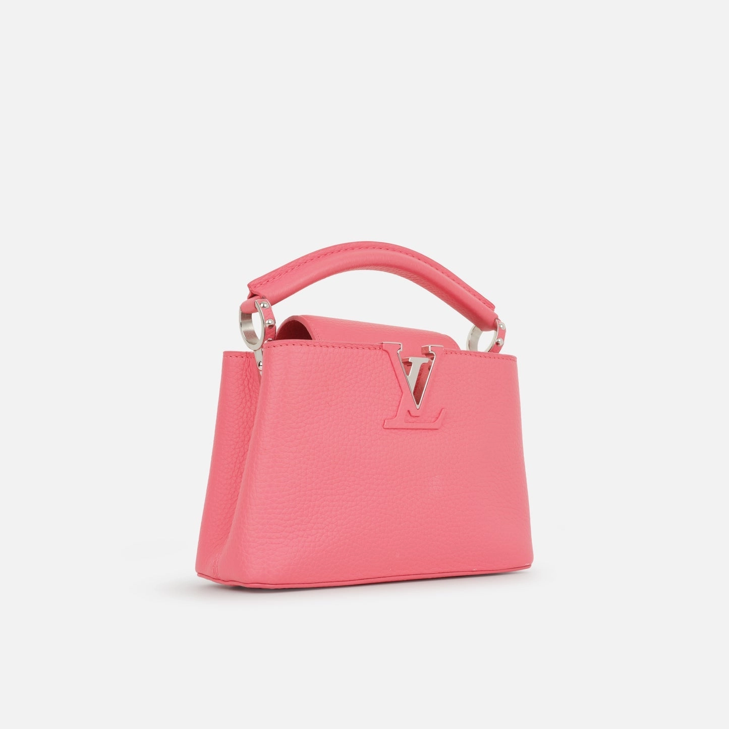 Louis Vuitton Louis Vuitton - Mini Capucines Bag - Dragonfruit Taurillon Leather SHW - Pre-loved